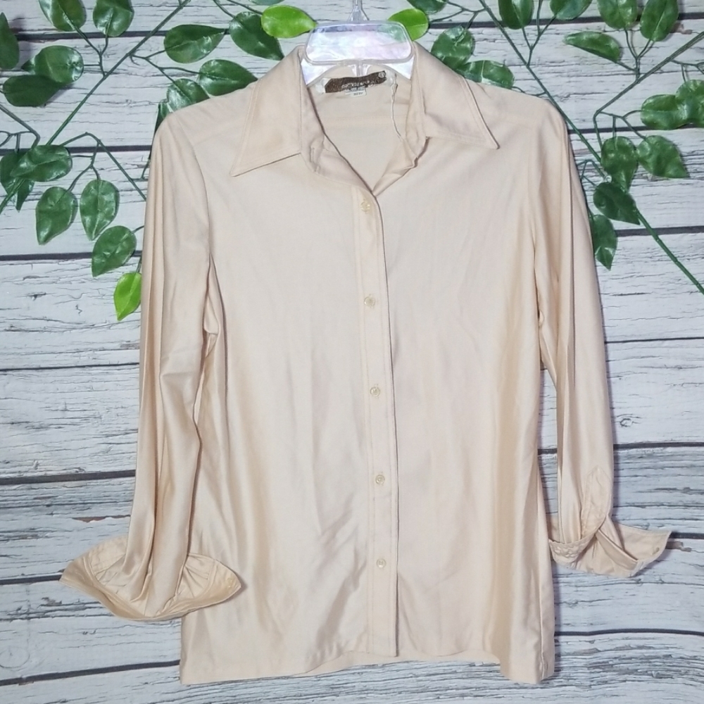 Vintage Oscar De La Renta Nylon blouse